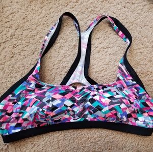 Tek Gear racerback sporty swim top size medium NWT